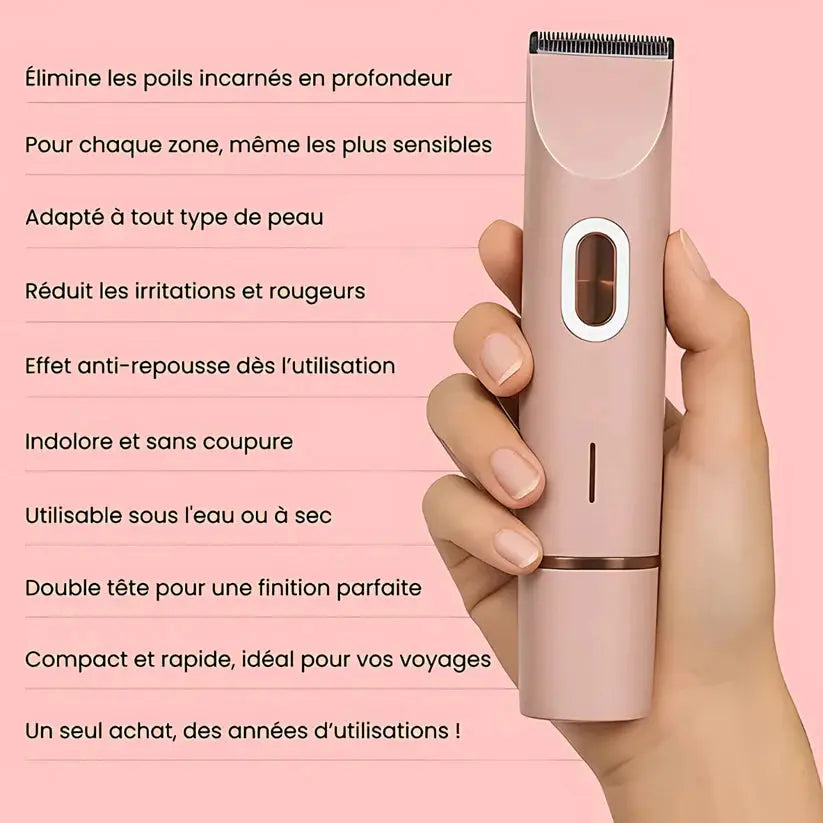 Rasoir électrique 2-en-1 – Peau douce et zéro douleur NovaPlace
