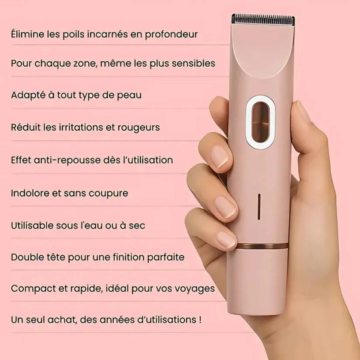 Rasoir électrique 2-en-1 – Peau douce et zéro douleur NovaPlace