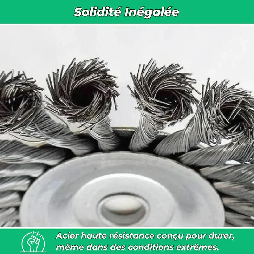 Tête de débroussailleuse acier torsadé universelle NovaPlace