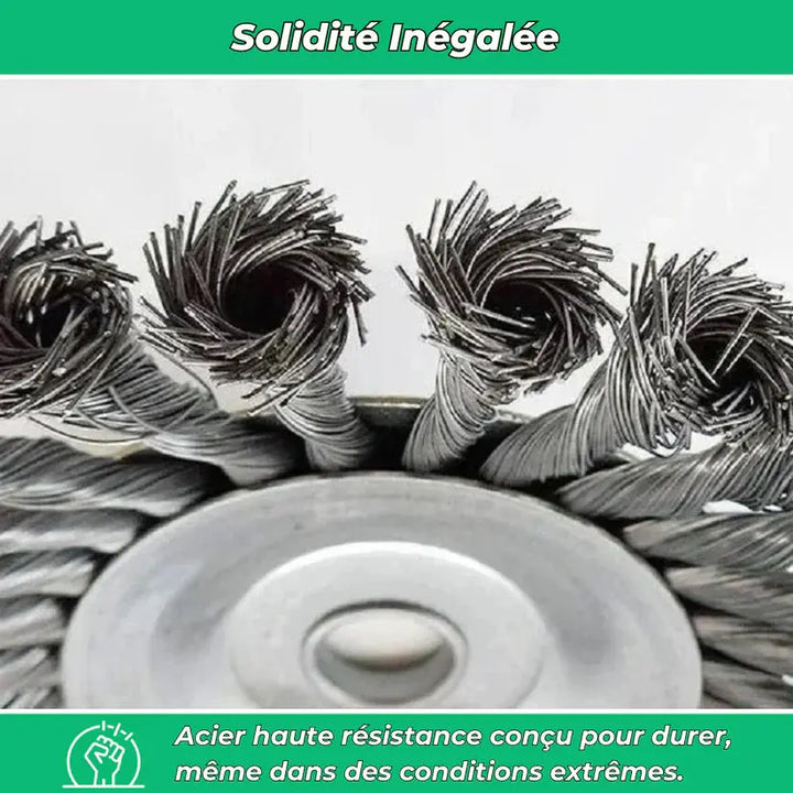 Tête de débroussailleuse acier torsadé universelle NovaPlace