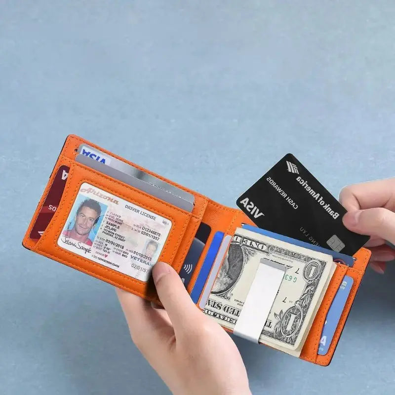 Portefeuille anti-RFID en cuir NovaPlace