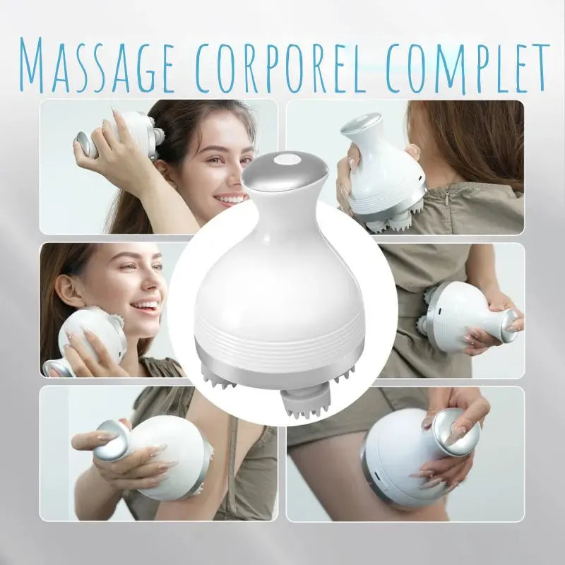 Masseur de cuir chevelu sans fil, massage de tête NovaPlace