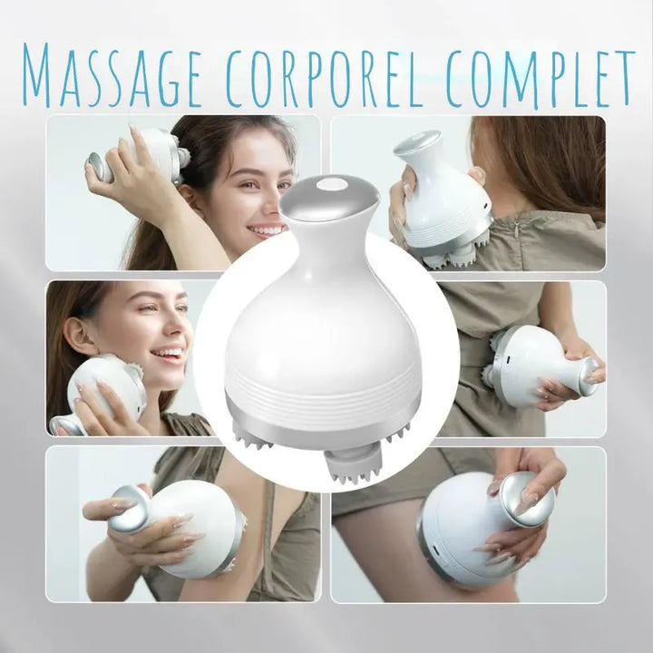 Masseur de cuir chevelu sans fil, massage de tête NovaPlace