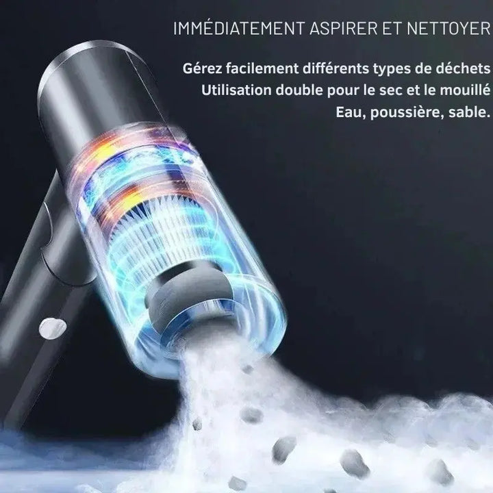 Aspirateur Sans Fil Compact 2 en 1 pour Maison et Voiture NovaPlace