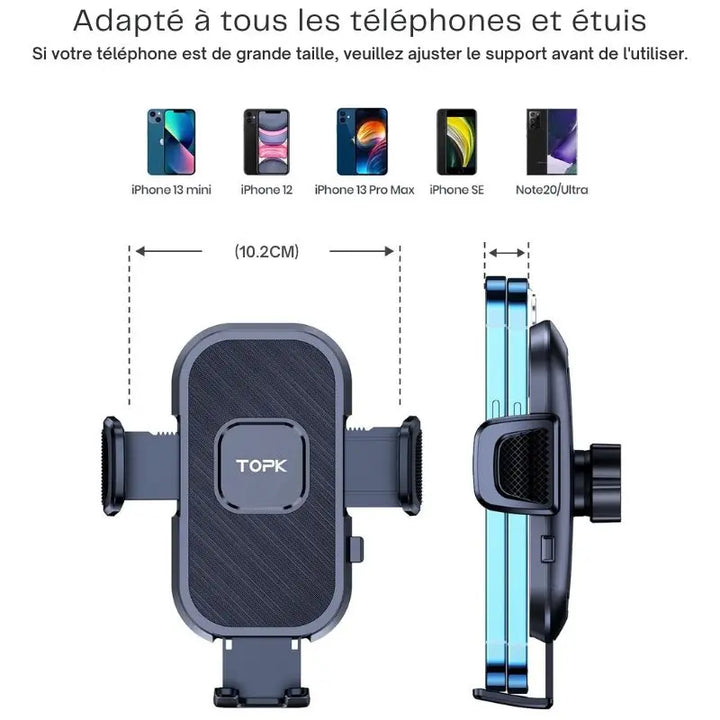 Support de téléphone rotatif pour voiture NovaPlace