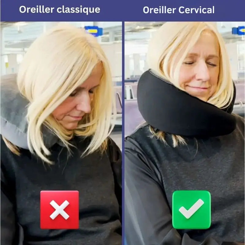 Oreiller Cervical pour maison, avion et voiture NovaPlace