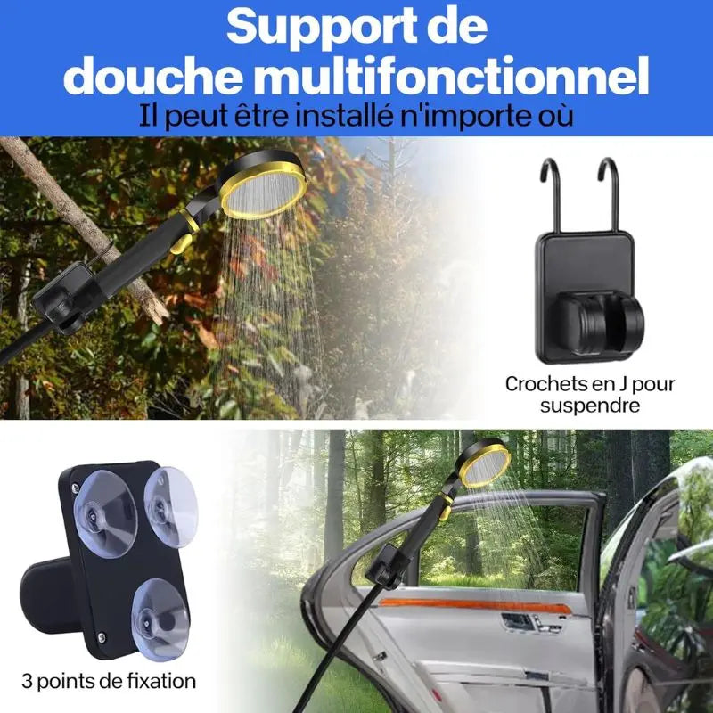 kit Douche Extérieure Portable Rechargeable NovaPlace