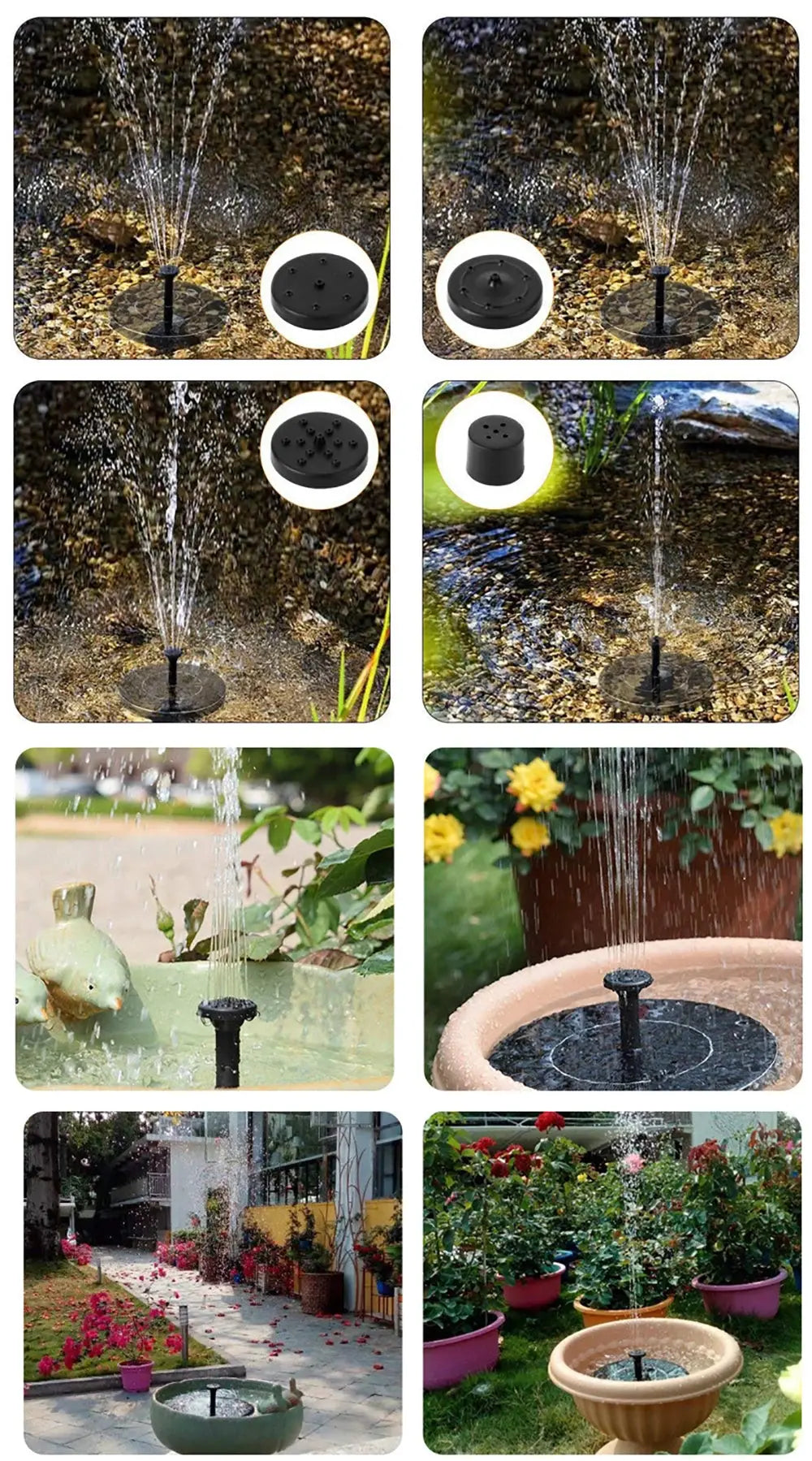 Fontaine Solaire pour Bassin et Jardin – Autonome & Décorative NovaPlace