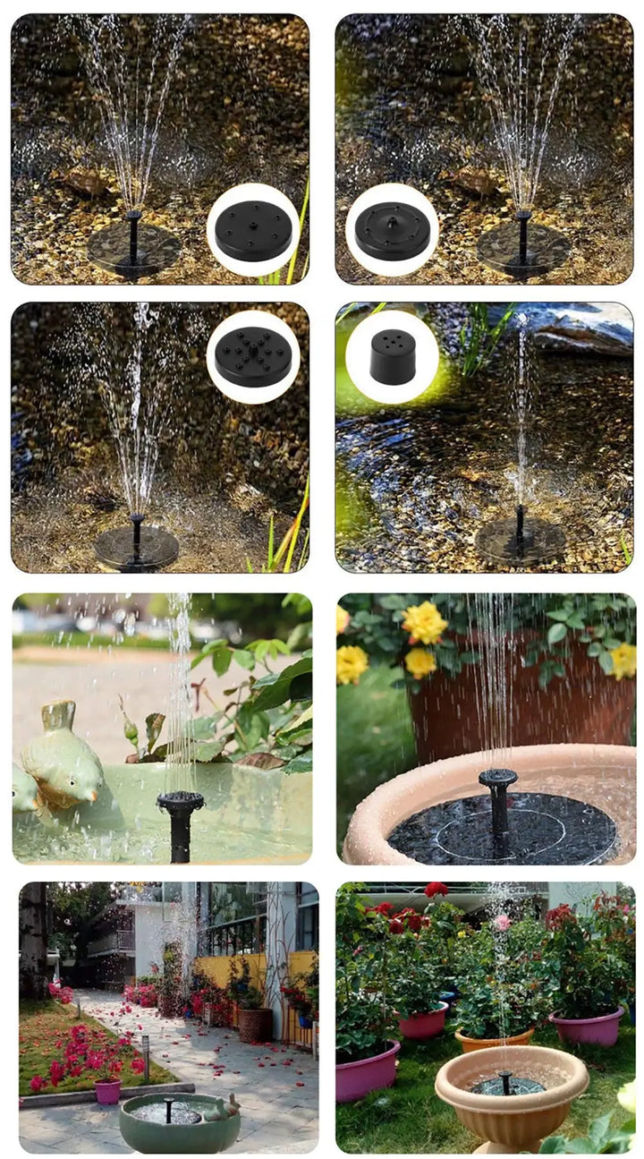 Fontaine Solaire pour Bassin et Jardin – Autonome & Décorative NovaPlace