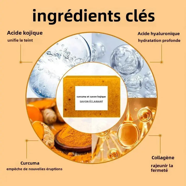 Savon Nettoyant au Curcuma NovaPlace