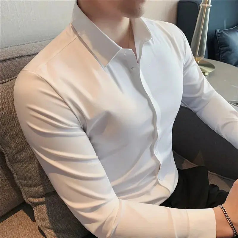 Chemise Infroissable respirante et hautement élastique NovaPlace