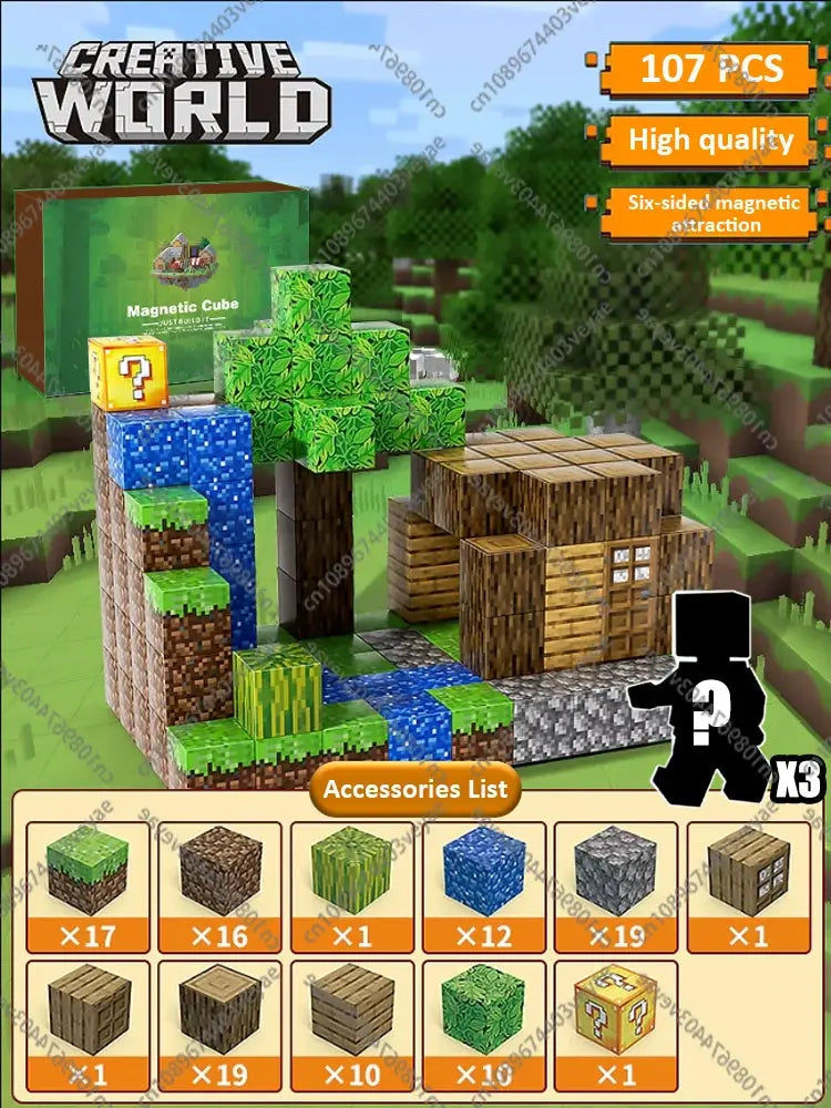 Blocs de construction magnétiques pour enfants NovaPlace