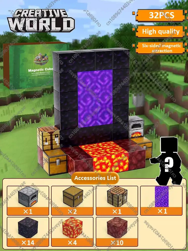 Blocs de construction magnétiques pour enfants NovaPlace