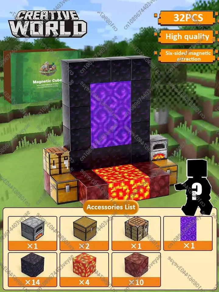 Blocs de construction magnétiques pour enfants NovaPlace