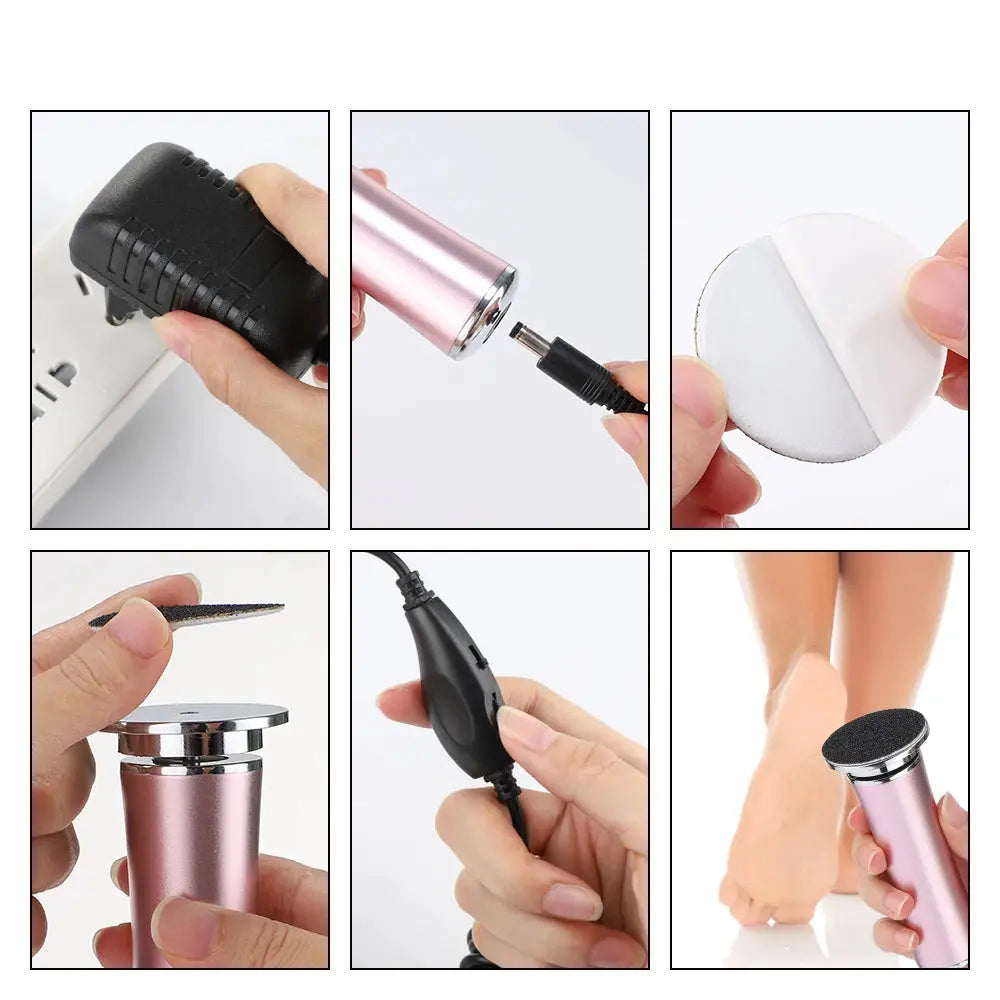 Appareil électrique pour enlever les callosités – soin doux des pieds NovaPlace