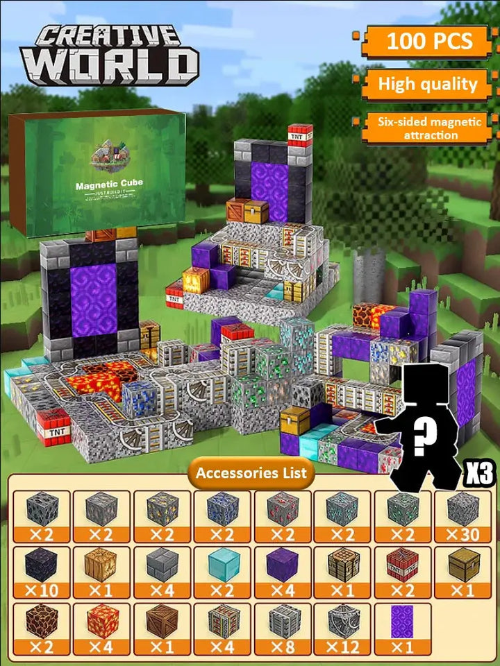 Blocs de construction magnétiques pour enfants NovaPlace