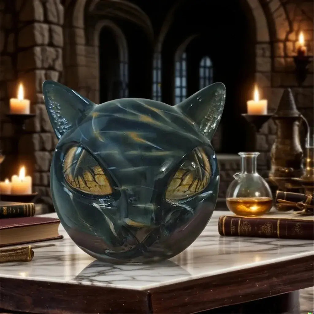 Statue de Chat Noir en Pierre NovaPlace