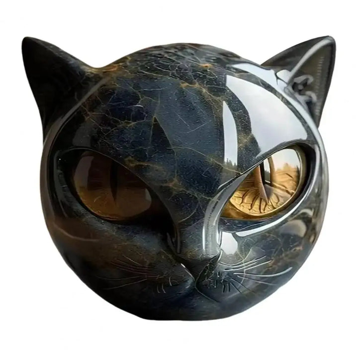 Statue de Chat Noir en Pierre NovaPlace