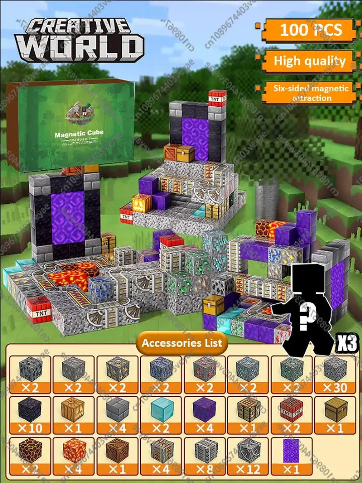 Blocs de construction magnétiques pour enfants NovaPlace