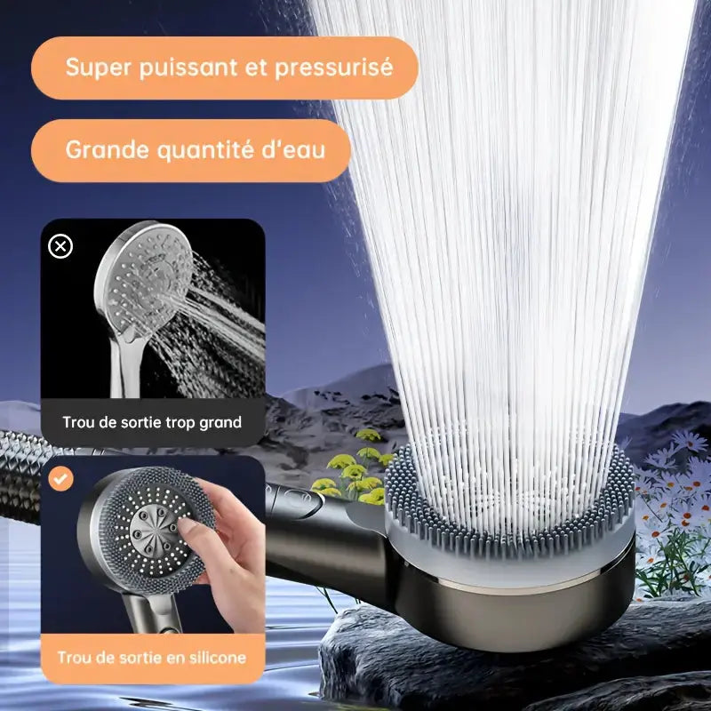 Pommeau de Douche Filtrant Haute Pression NovaPlace