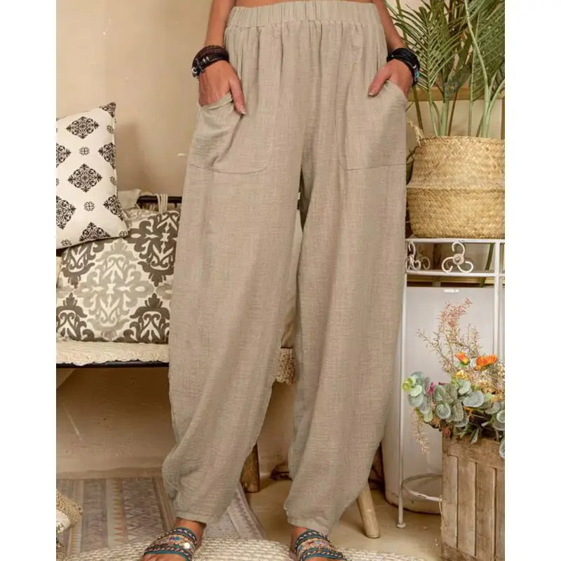 Pantalon Lin – Ultra Confort pour l’été NovaPlace