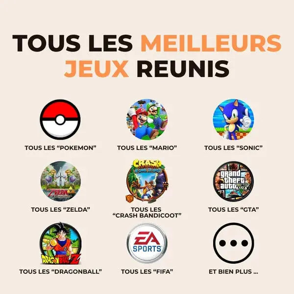 Console de jeux rétro portables NovaPlace