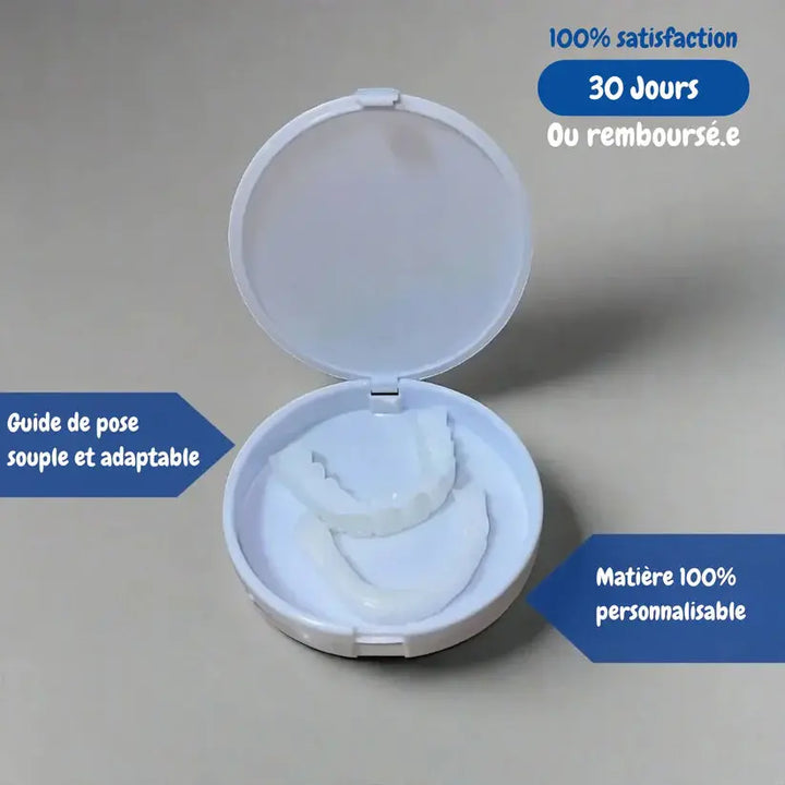Facettes dentaires souples à clipser – Sourire immédiat NovaPlace