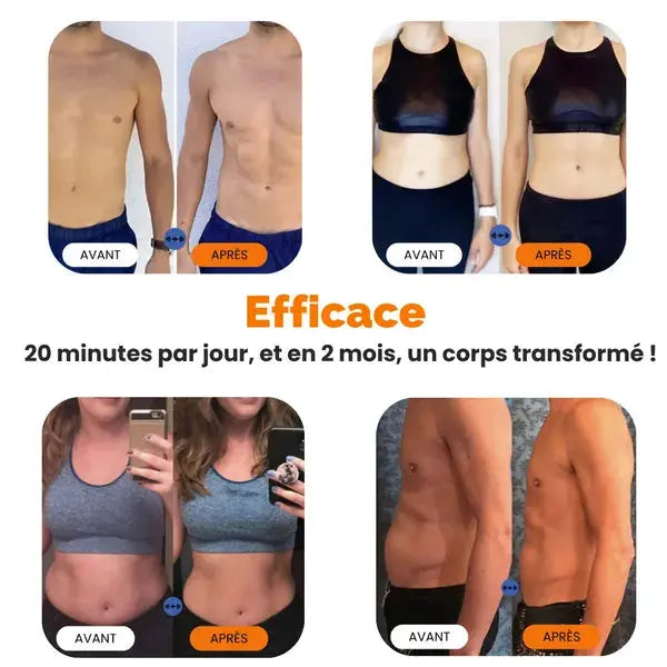 Stimulateur EMS pour abdos, bras et jambes NovaPlace