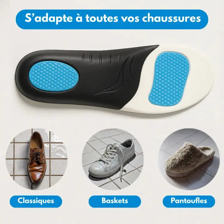 Semelles orthopédiques anti-douleur pour pieds sensibles NovaPlace