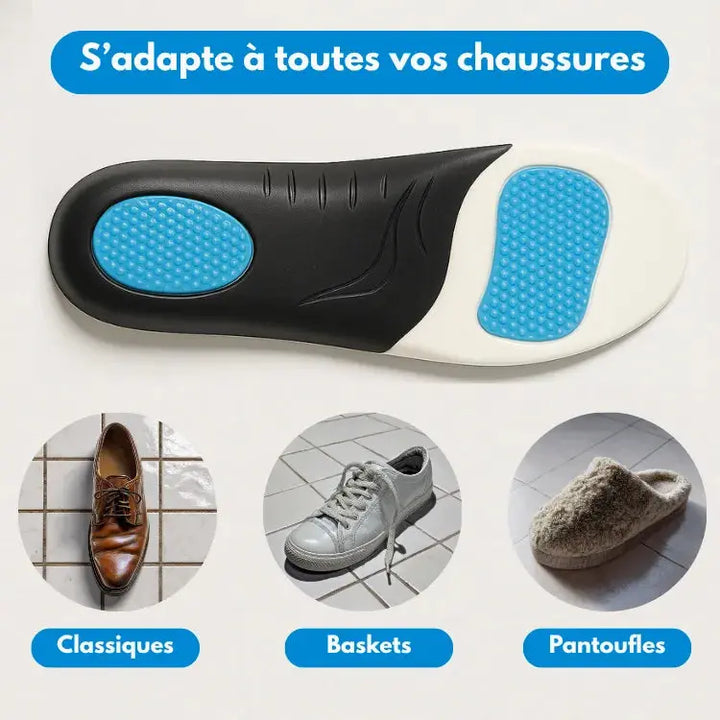 Semelles orthopédiques anti-douleur pour pieds sensibles NovaPlace
